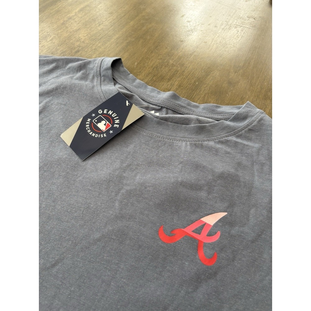 Atlanta Braves Men's T-shirt XL MLB Genuine Merchandise Baseball Blue